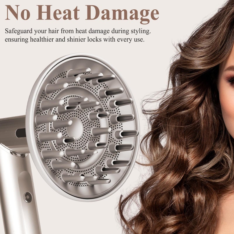 Chivixe Large Diffuser Attachment Compatible With Shark Flexstyle, Upgraded Bigger Diffuser Nozzle For Dryer Faster And Define Wavy, Curly, Coily Hair - Image 4